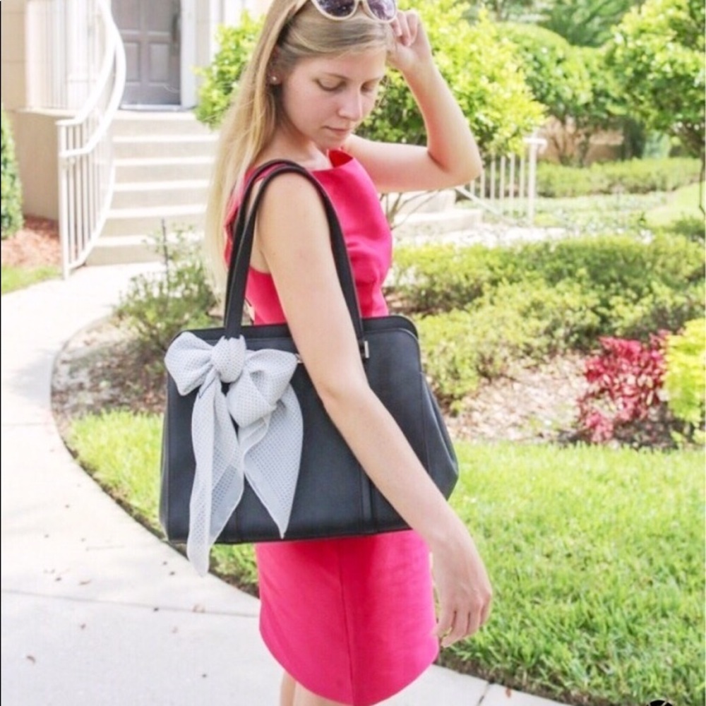 Kate Spade Pink Wool Shift Zip‎ Back Mini Dress Size 4